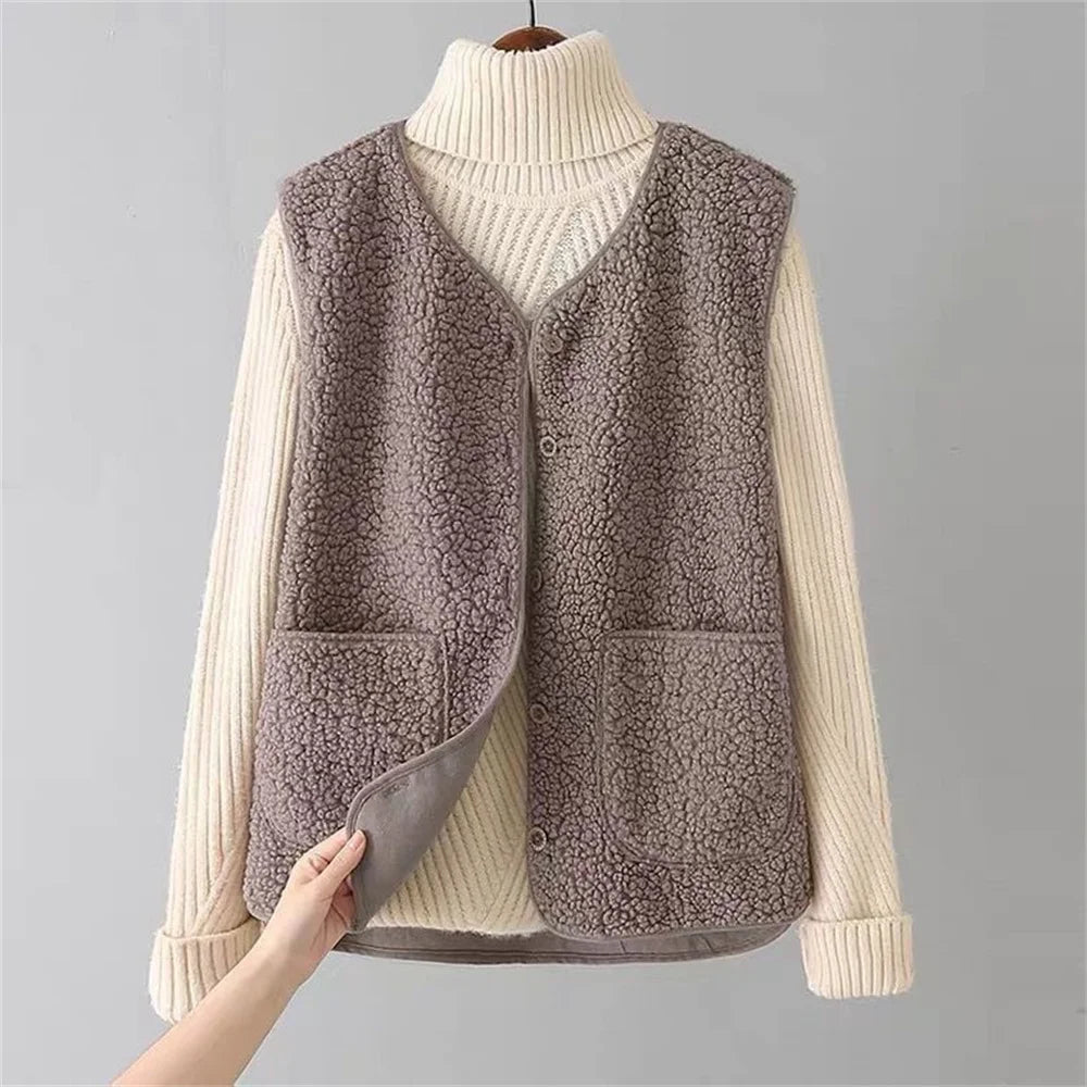Cloé - Gilet Chic Polyvalent en Laine