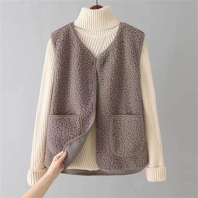 Cloé - Gilet Chic Polyvalent en Laine