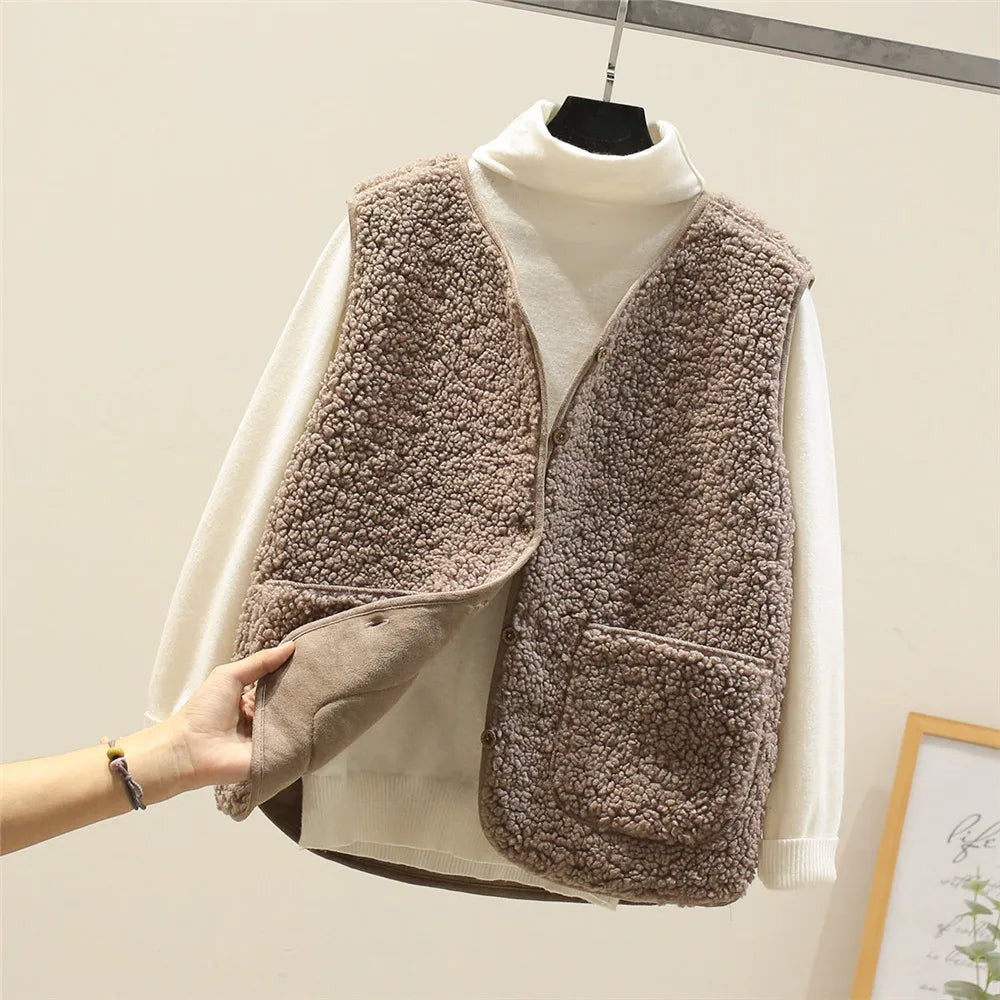 Cloé - Gilet Chic Polyvalent en Laine