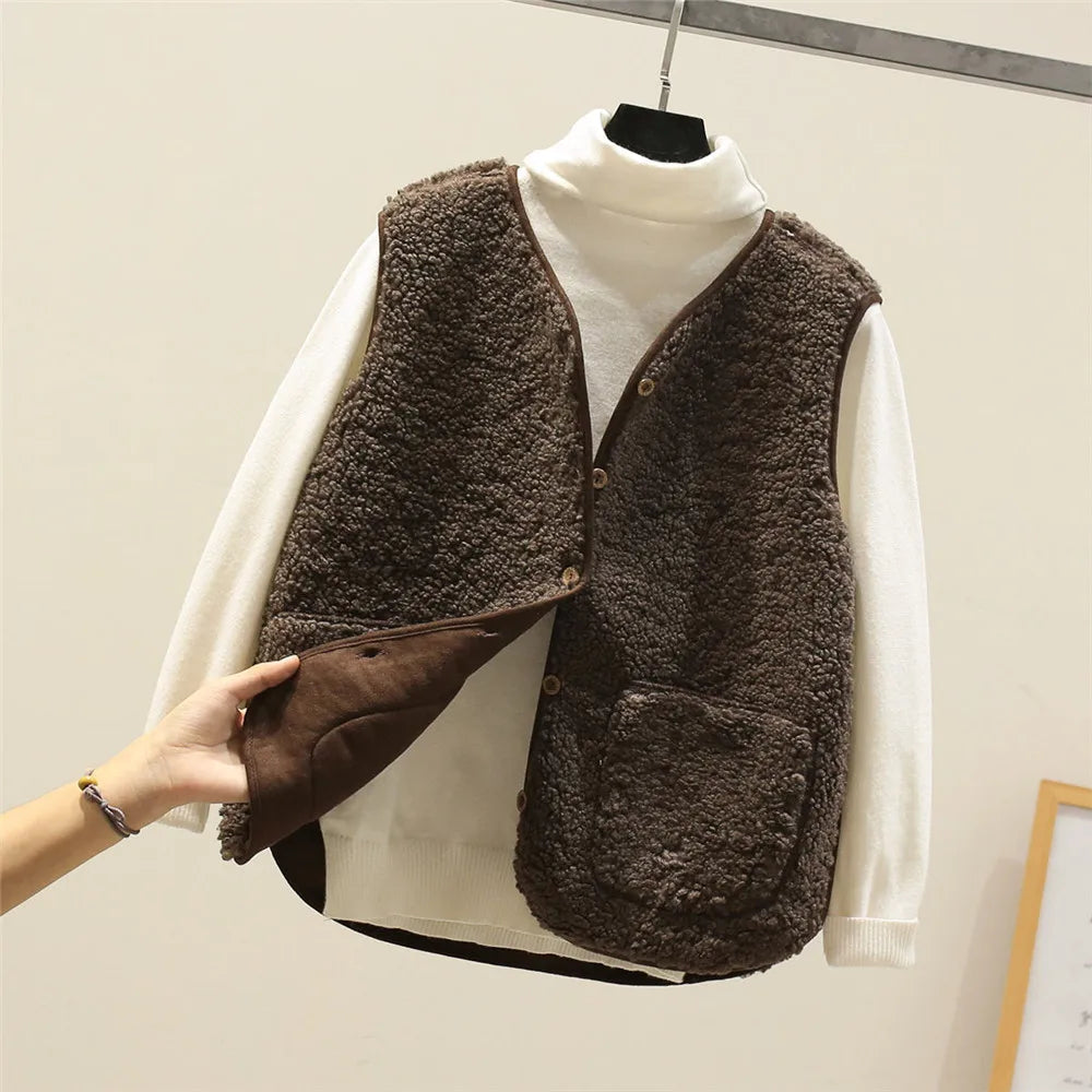 Cloé - Gilet Chic Polyvalent en Laine