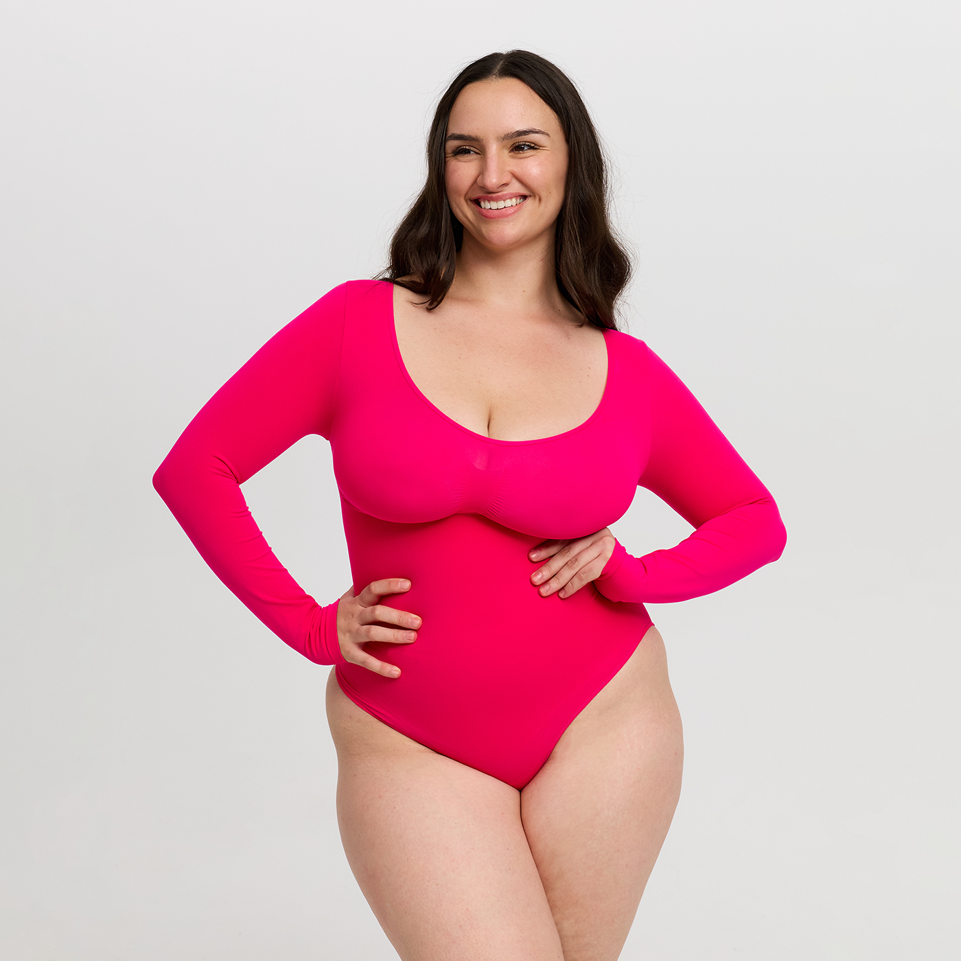 Long Body Sculpting T-Shirt with Built-in Brief - Secret Sale