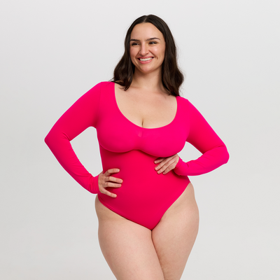 Long Body Sculpting T-Shirt with Built-in Brief - Secret Sale