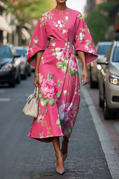 Celeste - Élégante Robe à Fleurs
