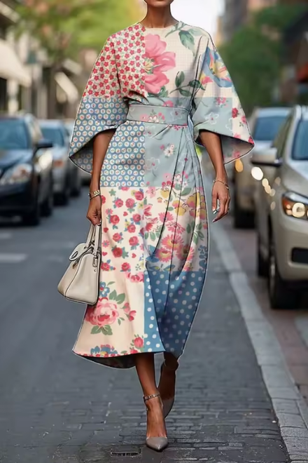 Celeste - Élégante Robe à Fleurs