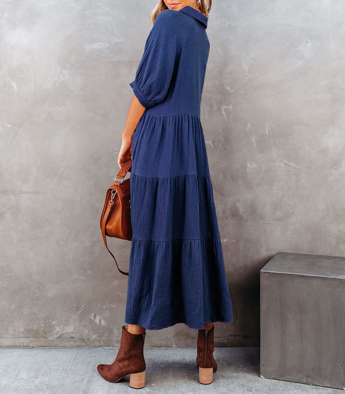 Cloé | Robe Chemise Volants Luxueuse