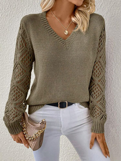 Cloé | Pull doux avec décolleté en V