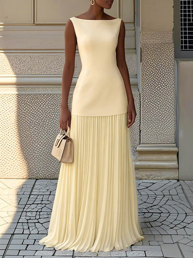 Serena - Maxi Plissé Dress