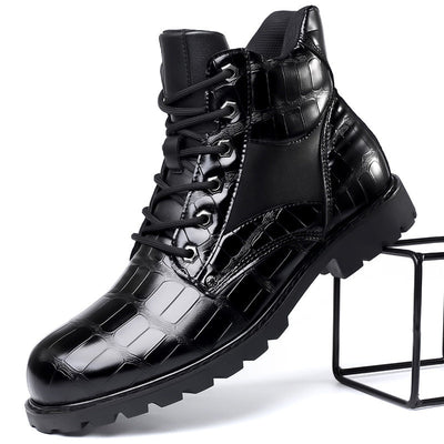 Dante Ferrara | Bottines en Cuir Crocodile