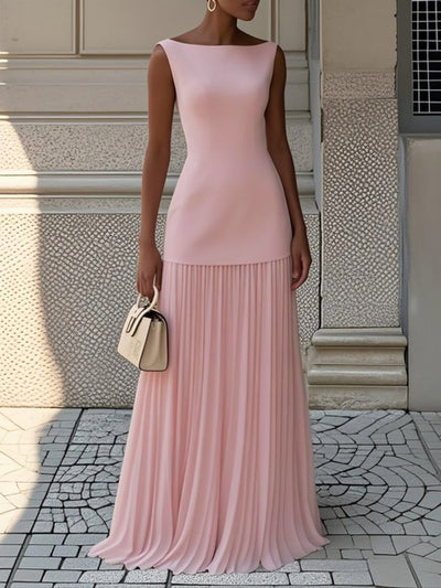 Serena - Maxi Plissé Dress