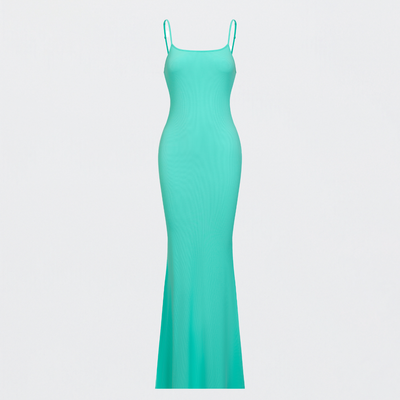 Robe maxi à bretelles côtelées - Offre exclusive