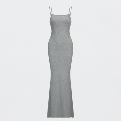 Robe maxi à bretelles côtelées - Offre exclusive