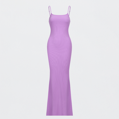Robe maxi à bretelles côtelées - Offre exclusive