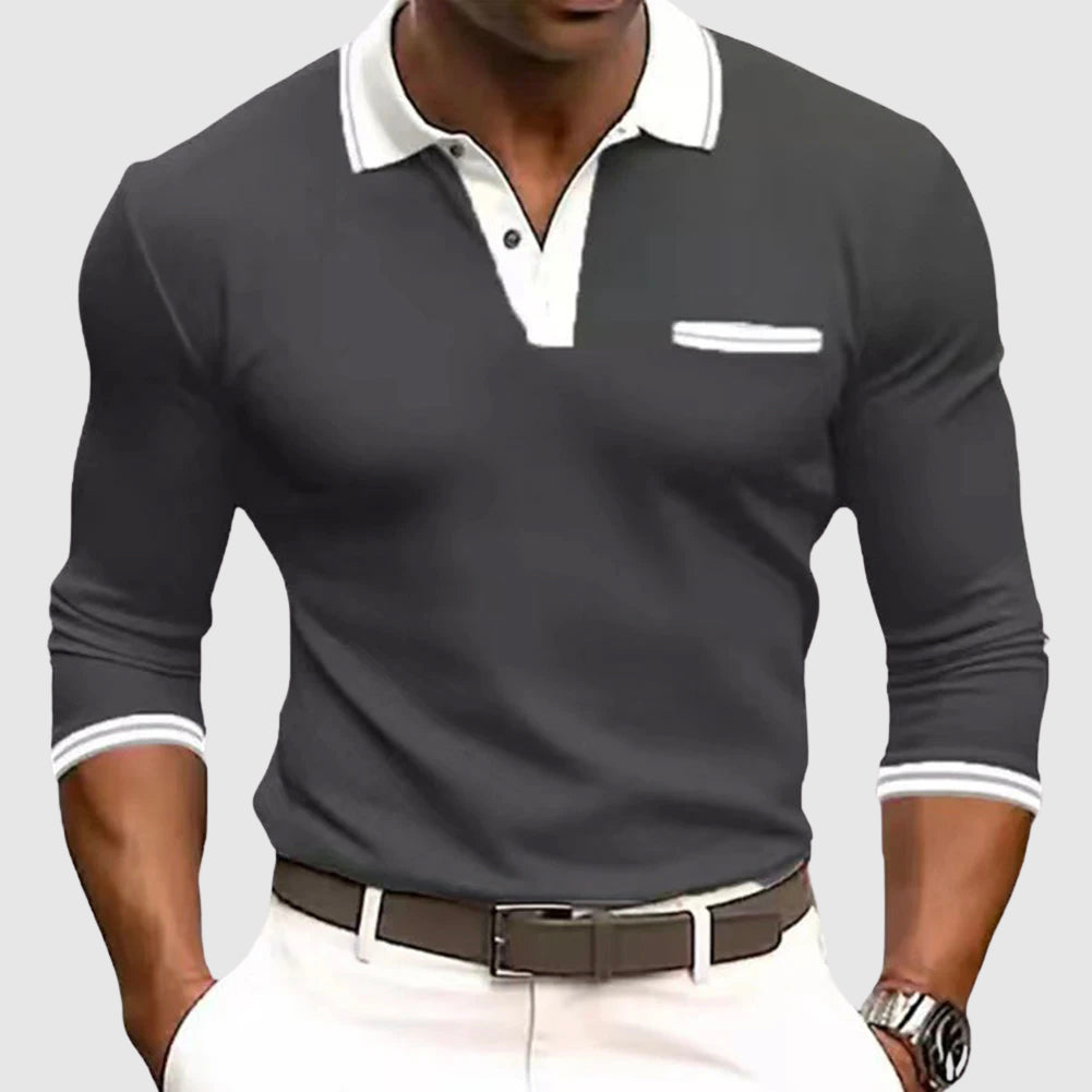 Amévie - Chemise à détails contrastés élégants