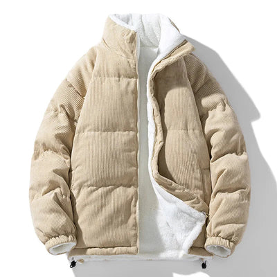 Veste en Velours Côtelé de Luxe