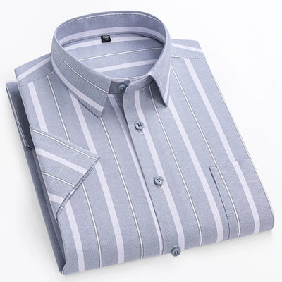 Luvare Paris - Chemise en Coton à Manches Courtes