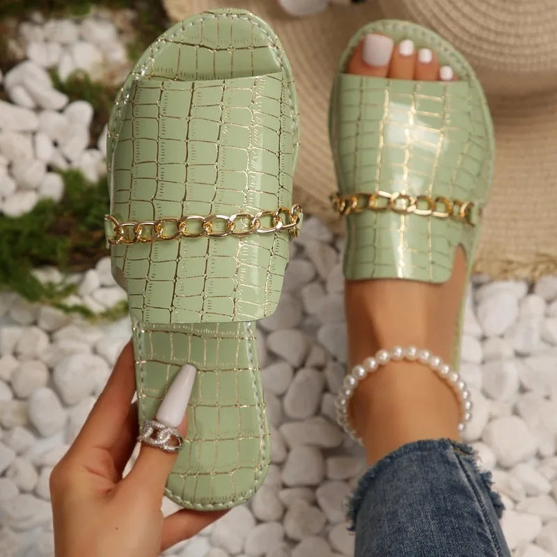 Mira | Tongs de Plage Wedge Luxe™