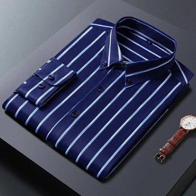 Luvare Paris - Chemise pour Homme à Rayures Élégantes