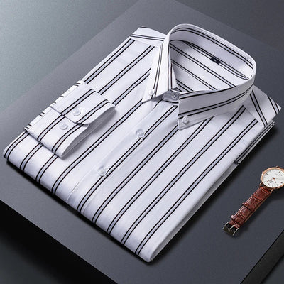 Luvare Paris - Chemise pour Homme à Rayures Élégantes
