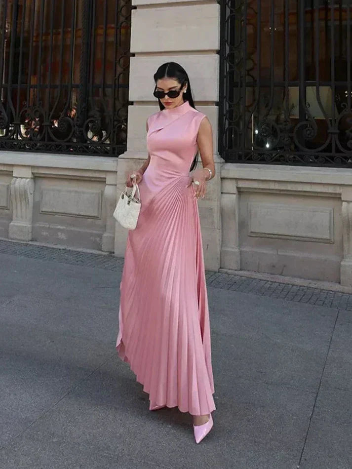 Ellison - Classique Robe Maxi Drapée