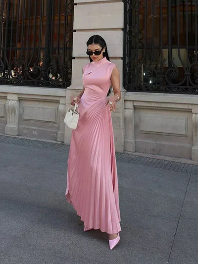 Ellison - Classique Robe Maxi Drapée