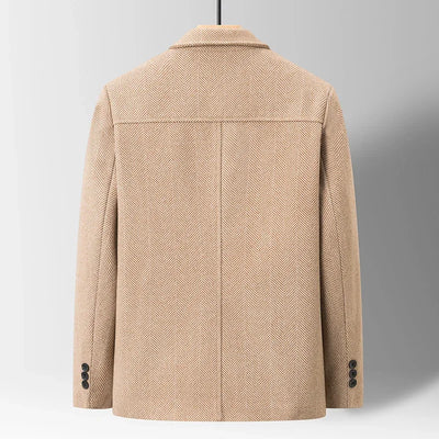 Manteau en laine à chevrons Savile 🧥