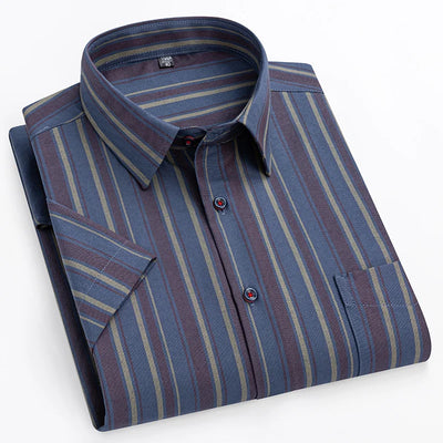 Luvare Paris - Chemise en Coton à Manches Courtes