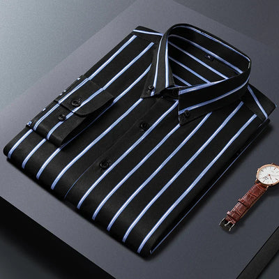 Luvare Paris - Chemise pour Homme à Rayures Élégantes