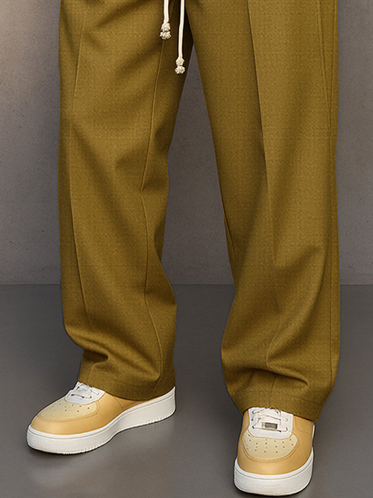Pantalons à cordon de serrage style urbain confortable