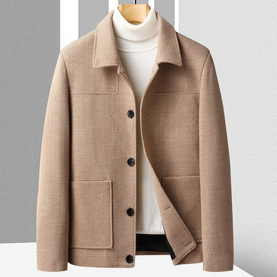 Manteau en laine à chevrons Savile 🧥