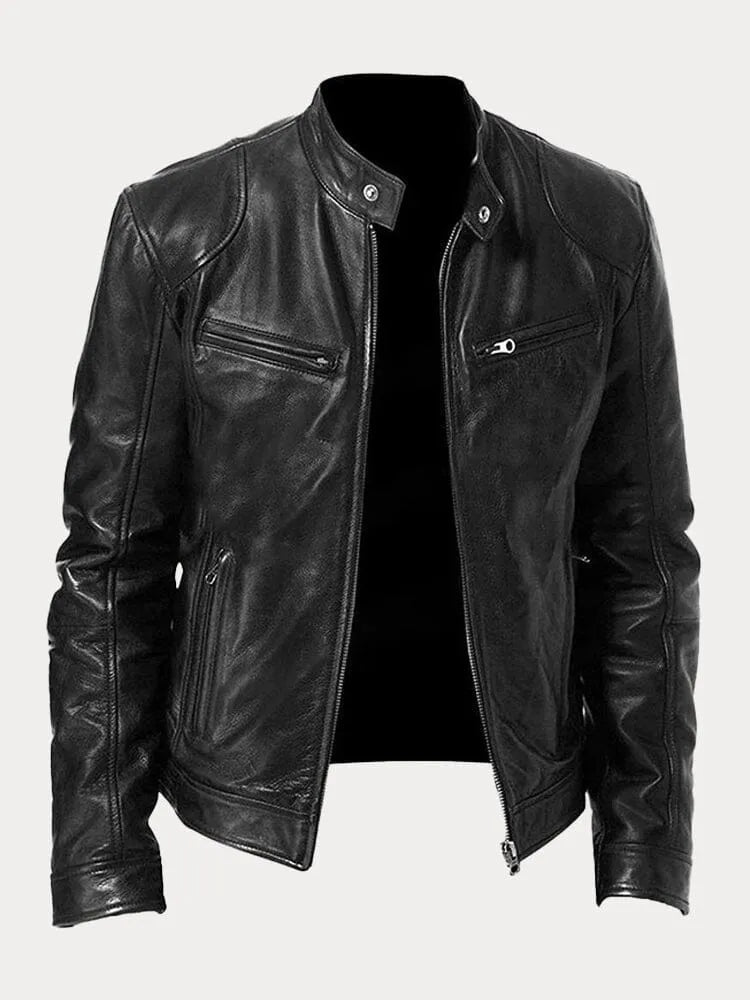 Amévie™ | Veste décontractée en cuir