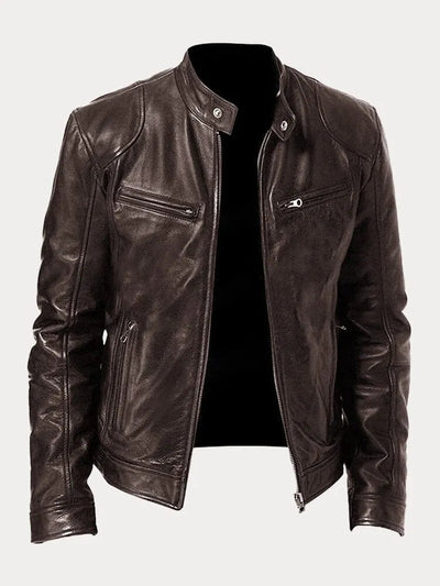 Amévie™ | Veste décontractée en cuir