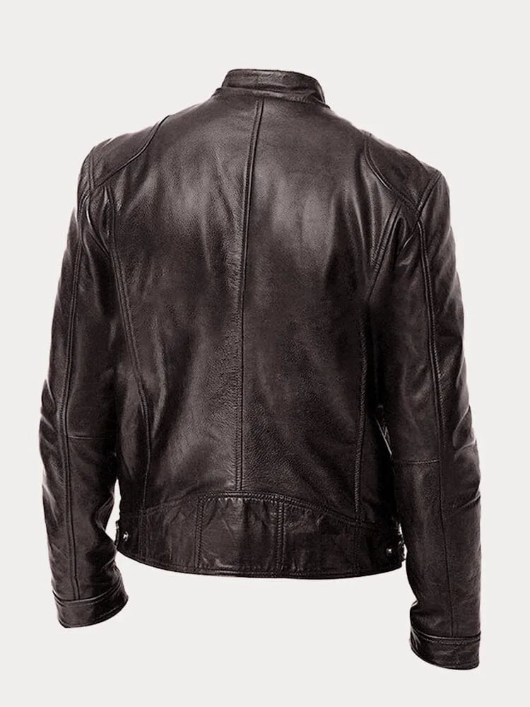 Amévie™ | Veste décontractée en cuir