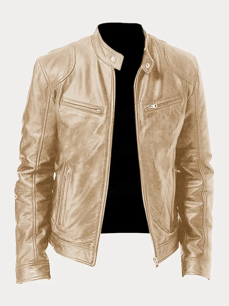 Amévie™ | Veste décontractée en cuir