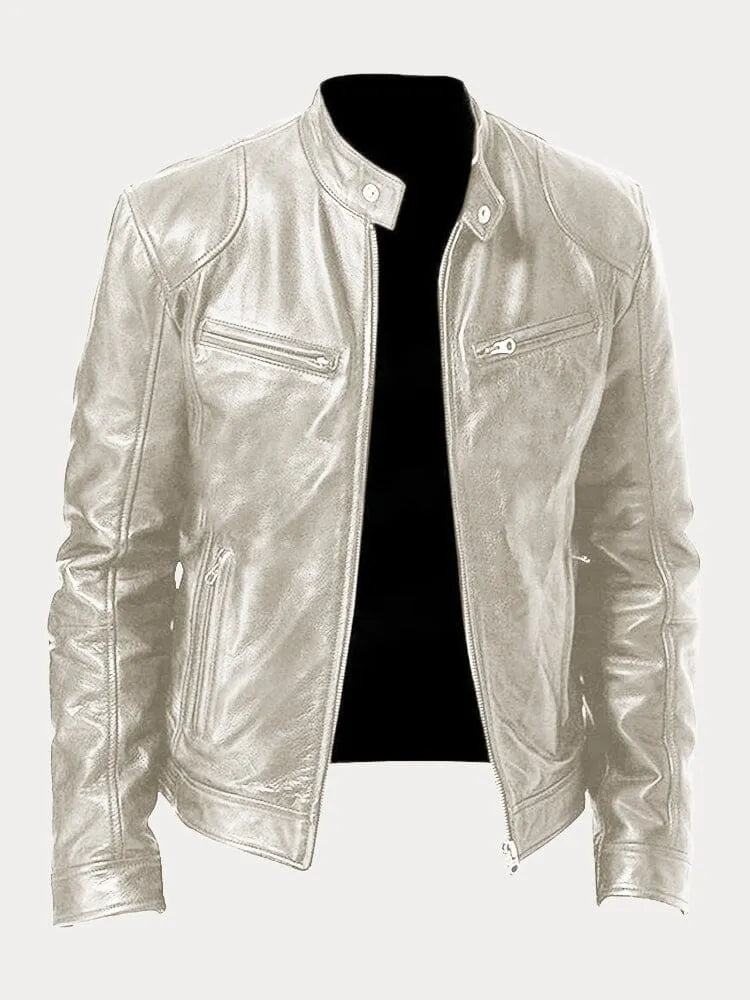 Amévie™ | Veste décontractée en cuir