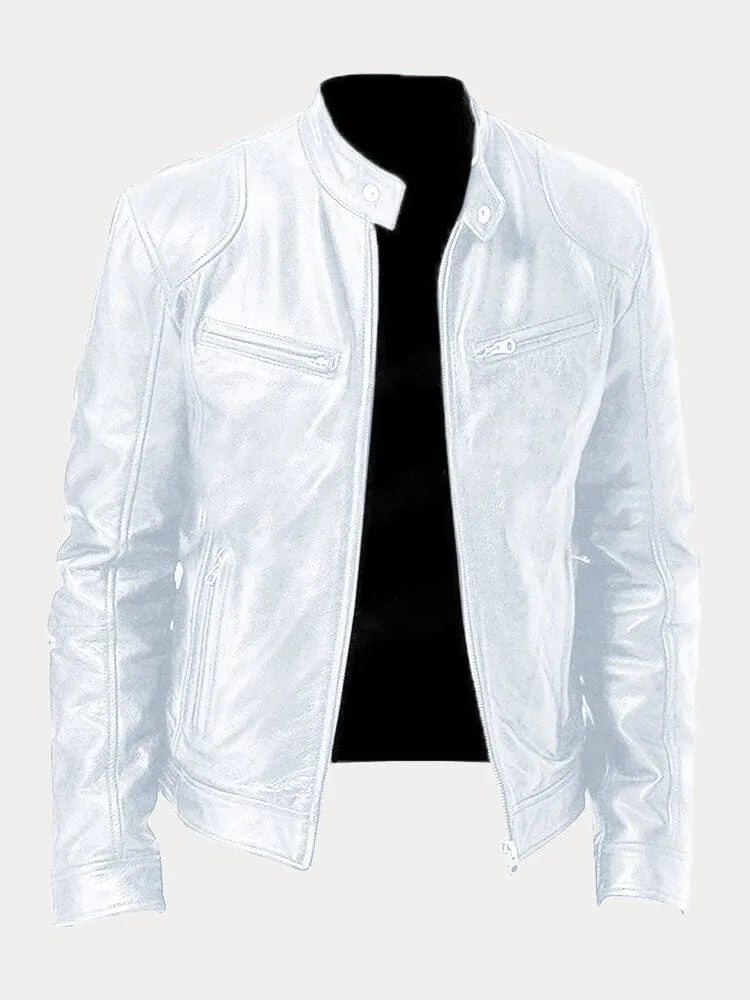 Amévie™ | Veste décontractée en cuir