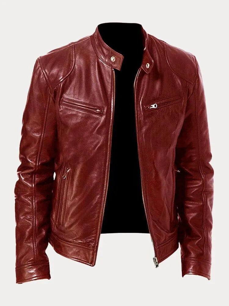 Amévie™ | Veste décontractée en cuir