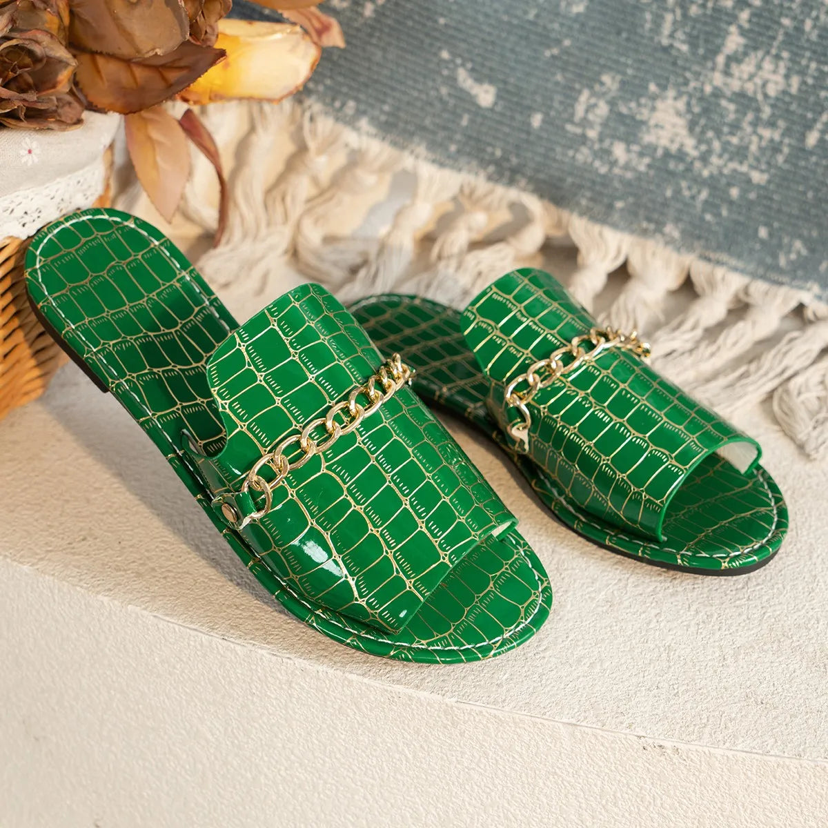 Mira | Tongs de Plage Wedge Luxe™