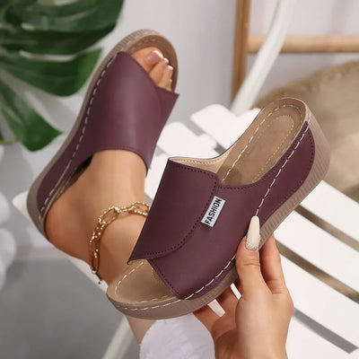 Selene | Sandales à Talon Wedge Orthopédiques™