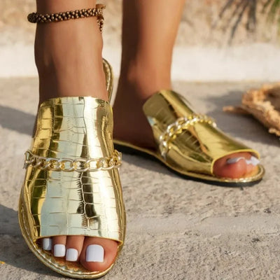 Mira | Tongs de Plage Wedge Luxe™