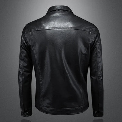 Amévie® | Veste en cuir style motard