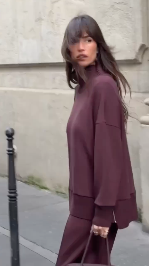 Amévie™ | Jessy  Ensemble composé d'un sweat-shirt doux et d'un pantalon élastique