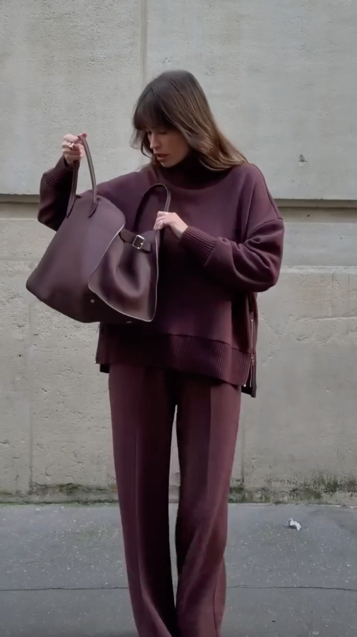 Amévie™ | Jessy  Ensemble composé d'un sweat-shirt doux et d'un pantalon élastique