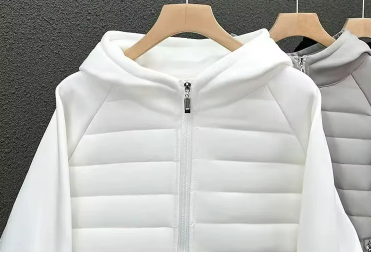 Élégante veste matelassée en coton