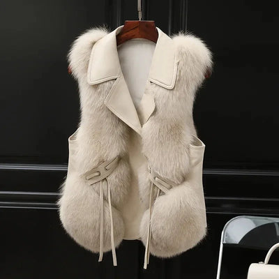 Amévie™ | Gilet en Fausse Fourrure Clara