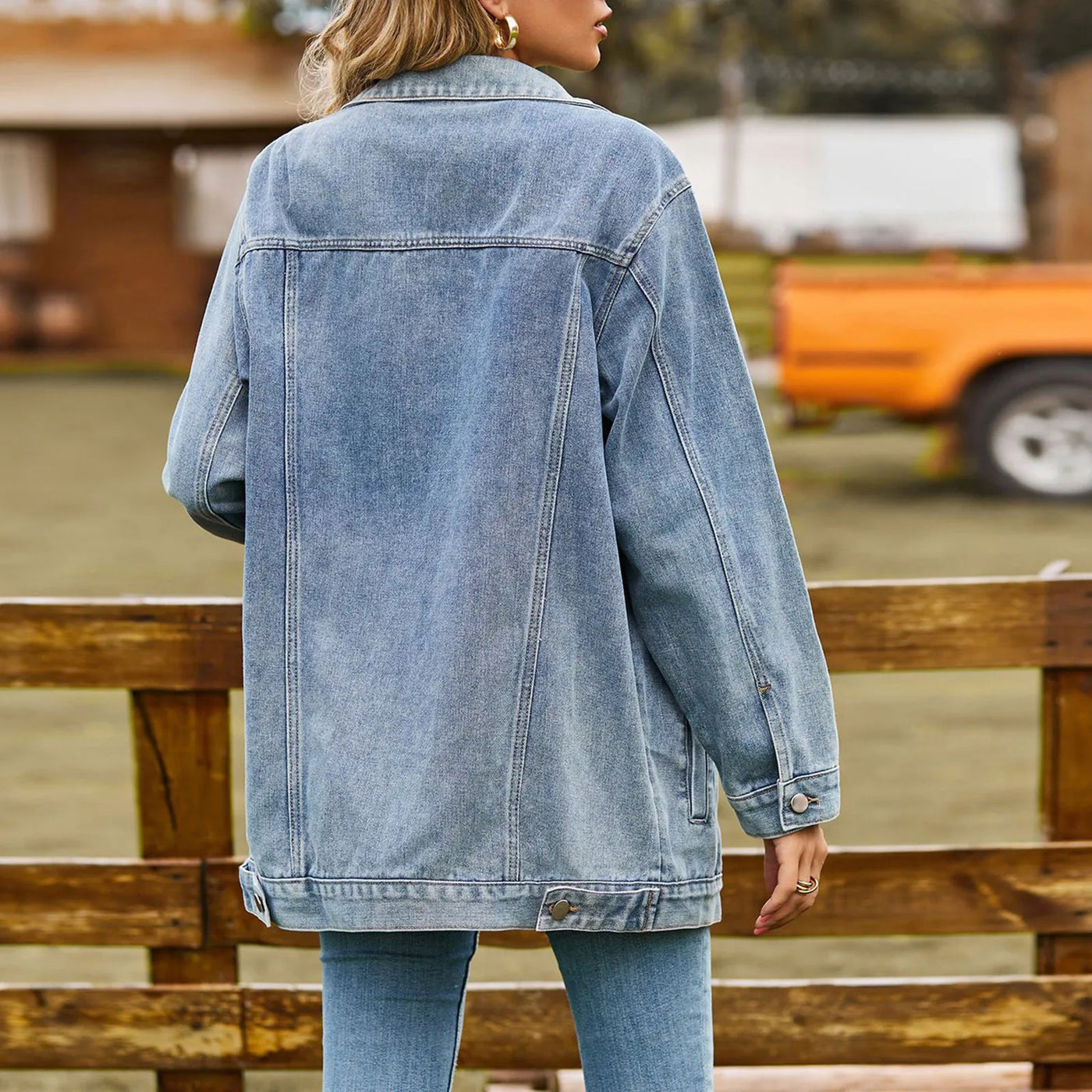 Margaux - Veste en Jean Élégante Classique