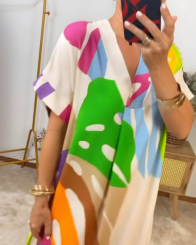 Cloé | Robe feuillage