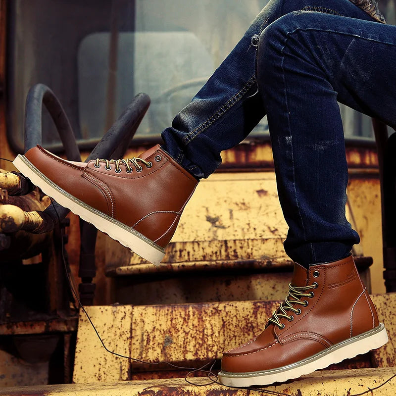 Muller™ – Bottines en Cuir Rétro
