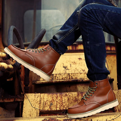 Muller™ – Bottines en Cuir Rétro