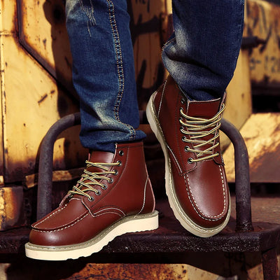 Muller™ – Bottines en Cuir Rétro