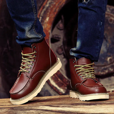 Muller™ – Bottines en Cuir Rétro